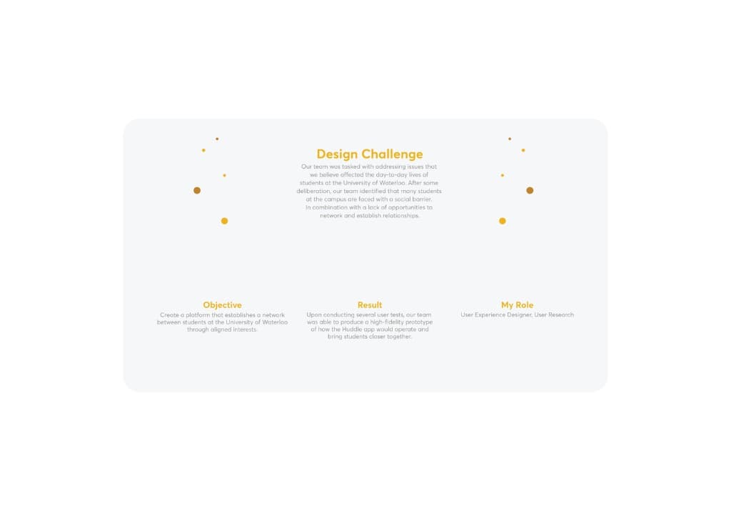 Design Challenge - Objective, Result, My Role