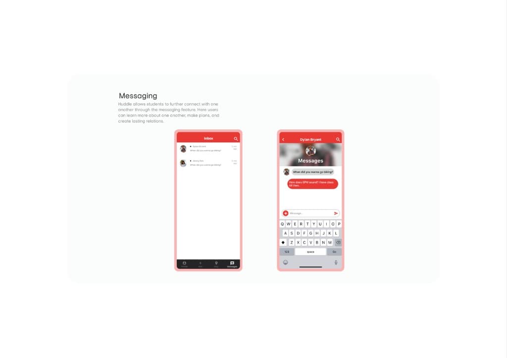 Messaging - Inbox and chat conversation