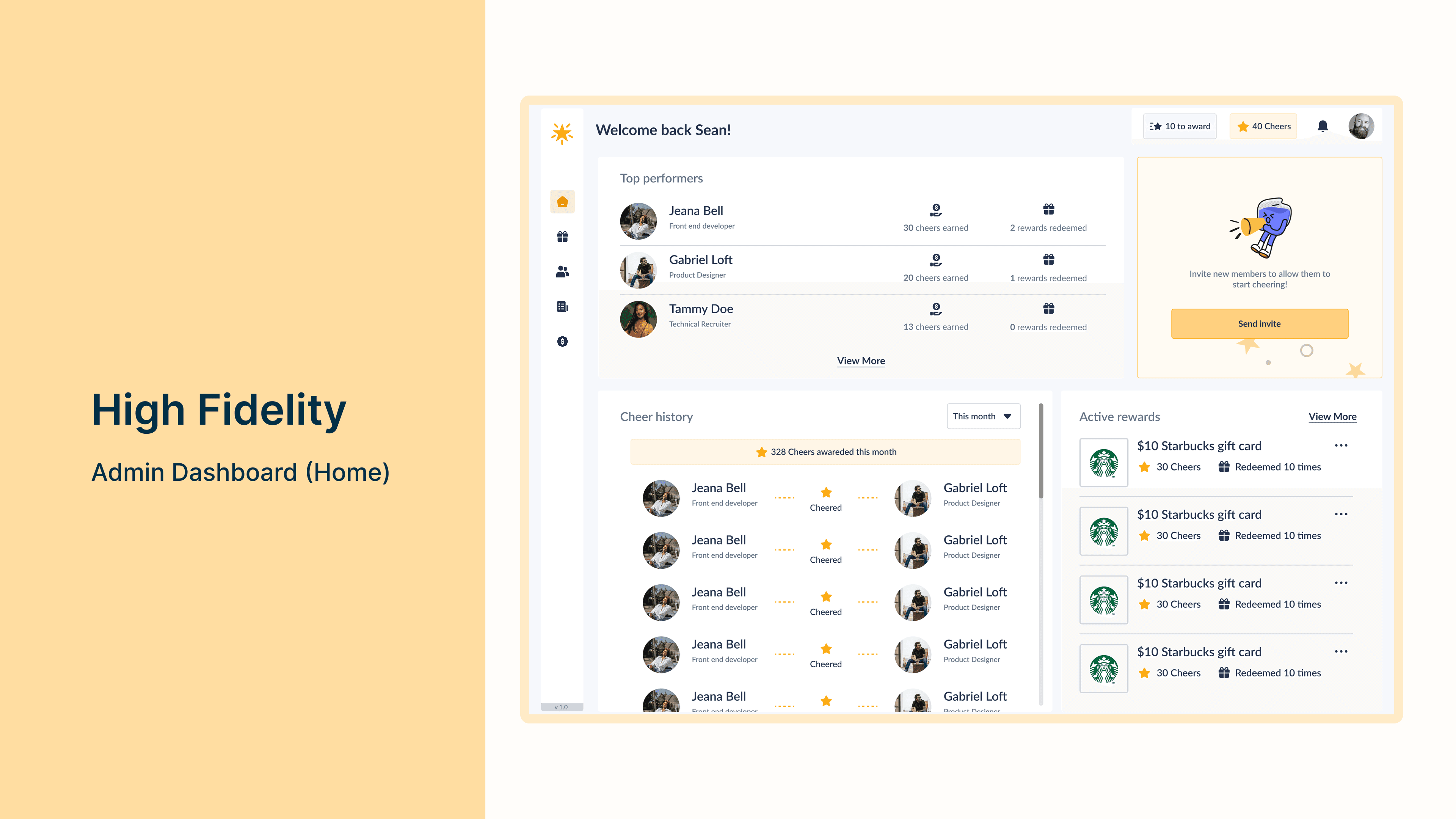 Key features - Reward System and Surveys outline