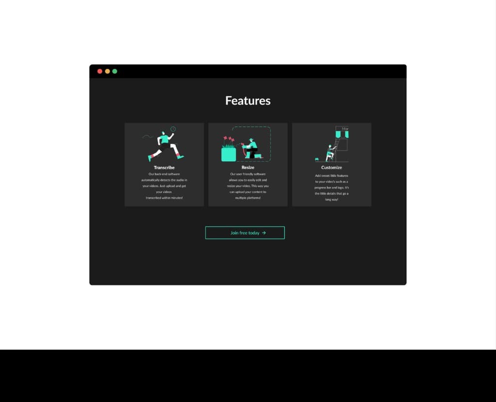 Subeo Features - Transcribe, Resize, Customize