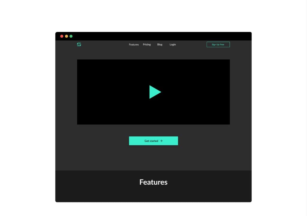 Subeo Homepage - dark theme